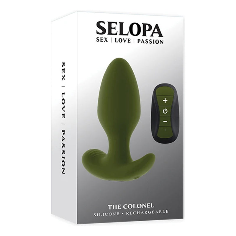 Selopa The Colonel Remote Controlled Vibrating Buttplug