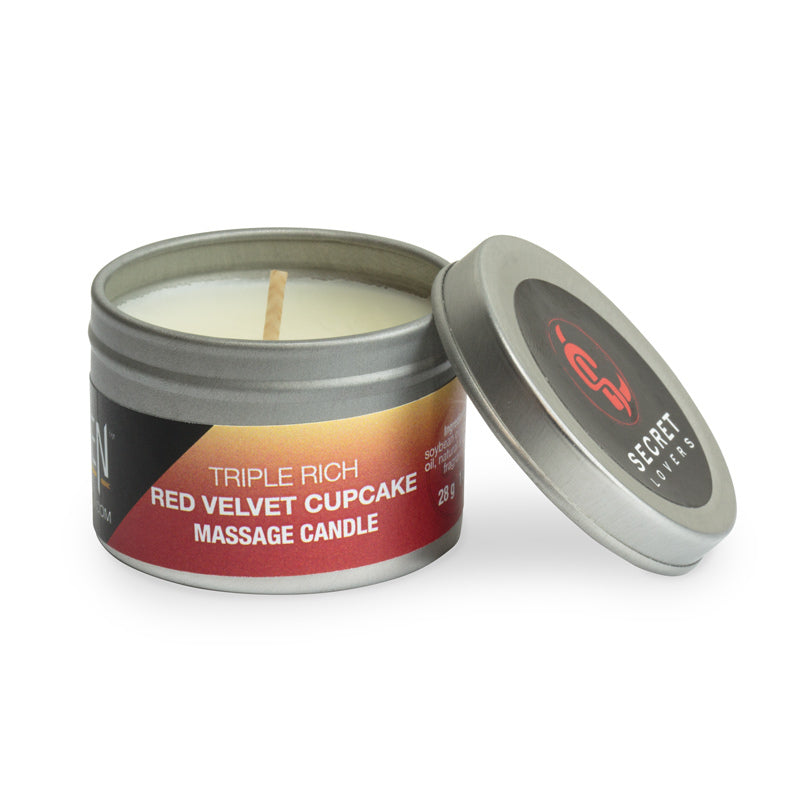 Secret Lovers Triple Rich Mini Massage Candles