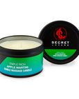 Secret Lovers Triple Rich Massage Candles