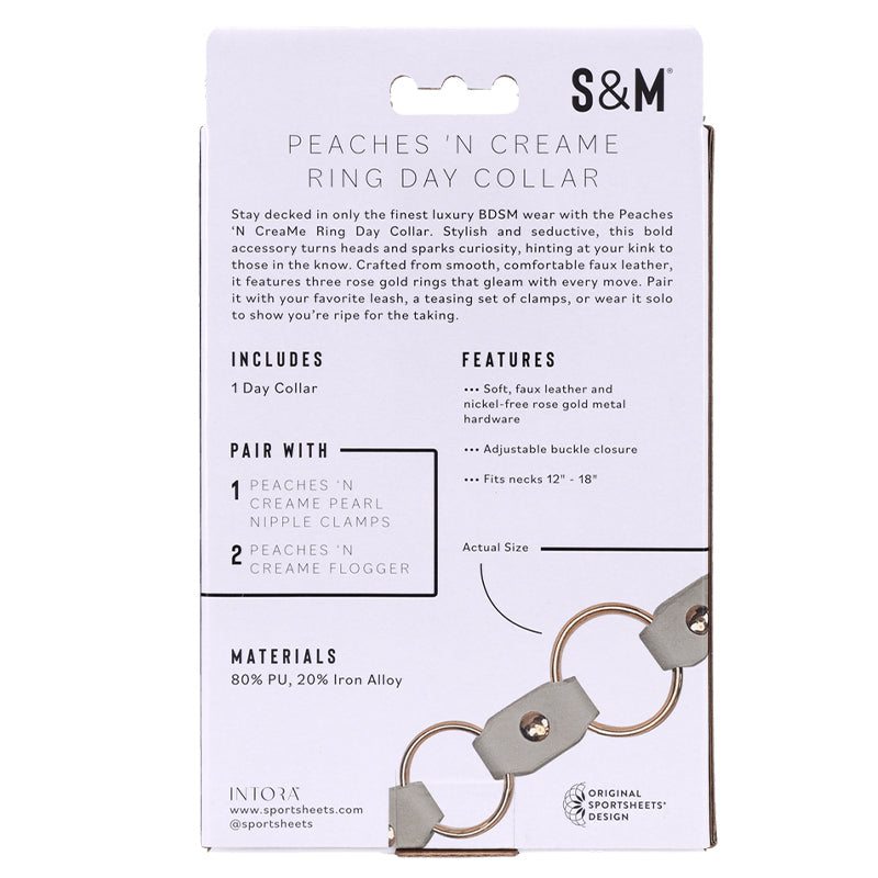 Peaches ‘n CreaMe Ring Day Collar