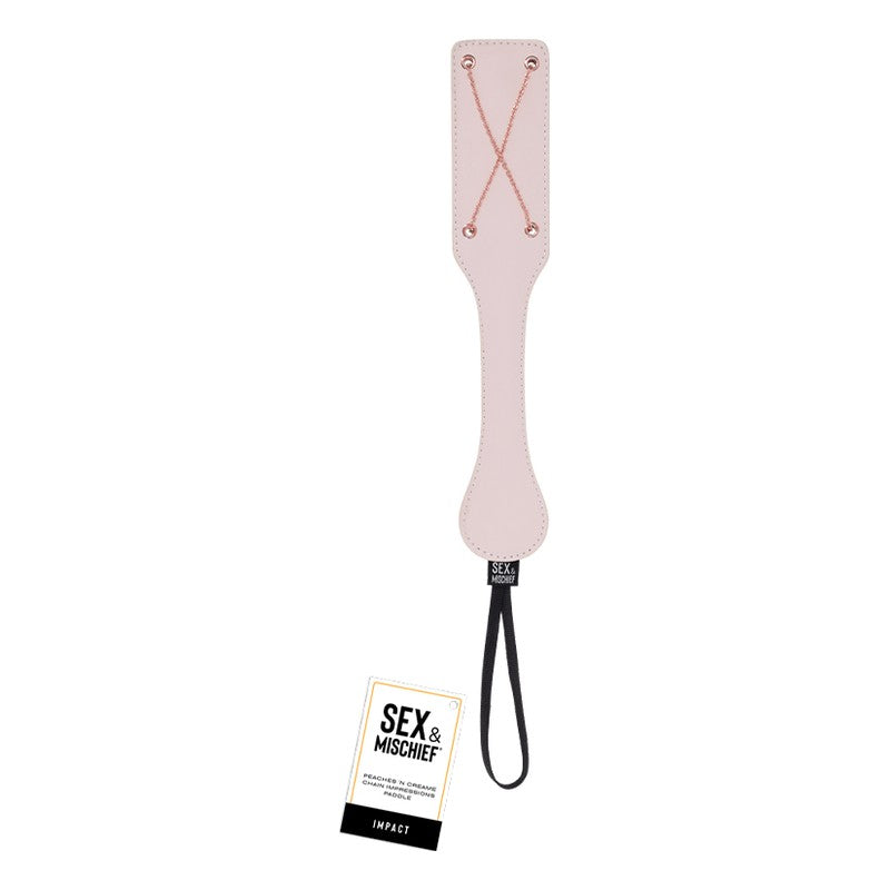 Sportsheets Peaches 'n CreaMe Chain Impressions Paddle