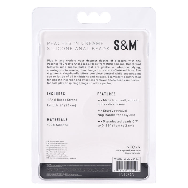 Peaches ‘n CreaMe Silicone Anal Beads