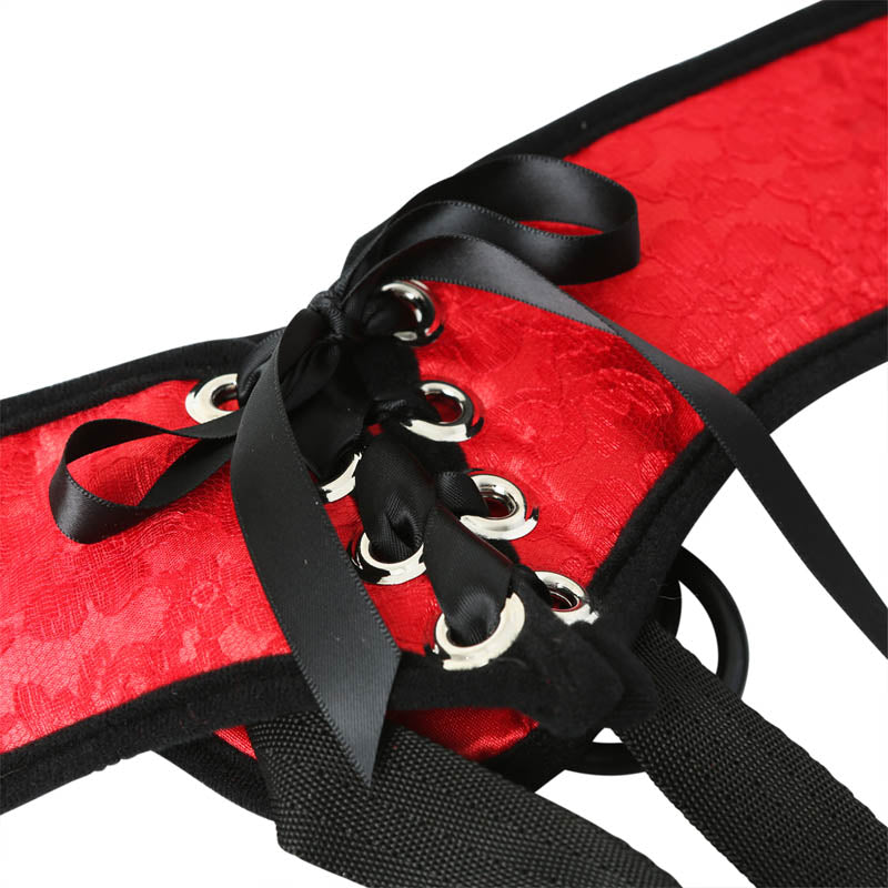 Sportsheets Lace with Satin Corsette Strap-On