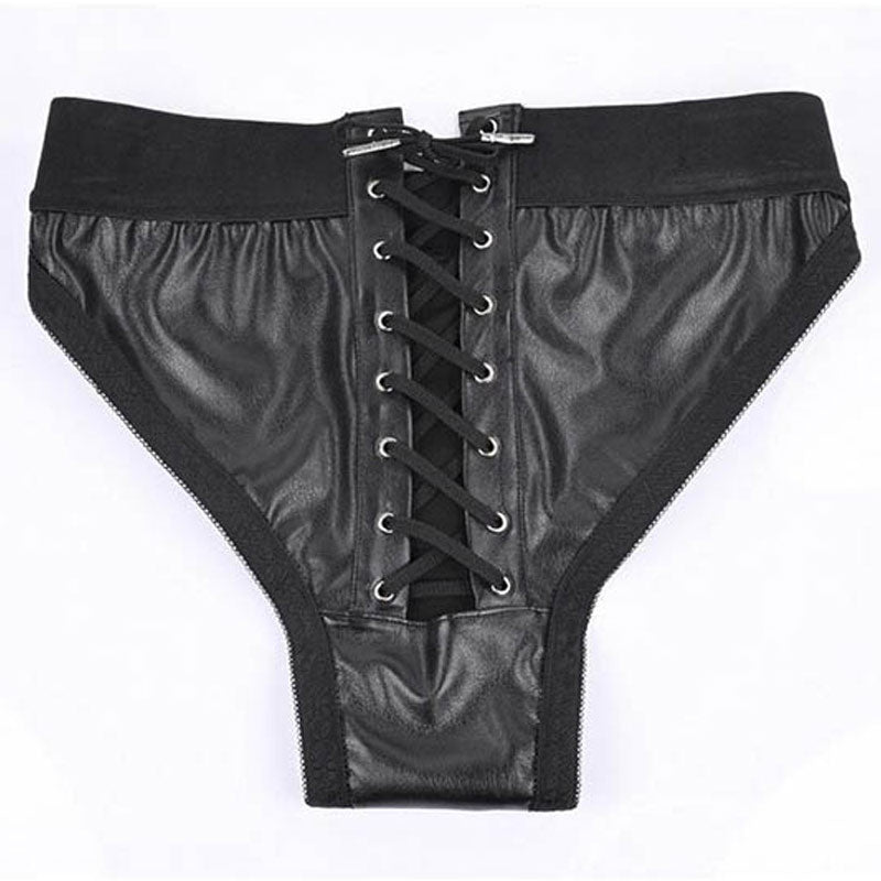 Sportsheets Em Ex Fit Patent Corset Harness