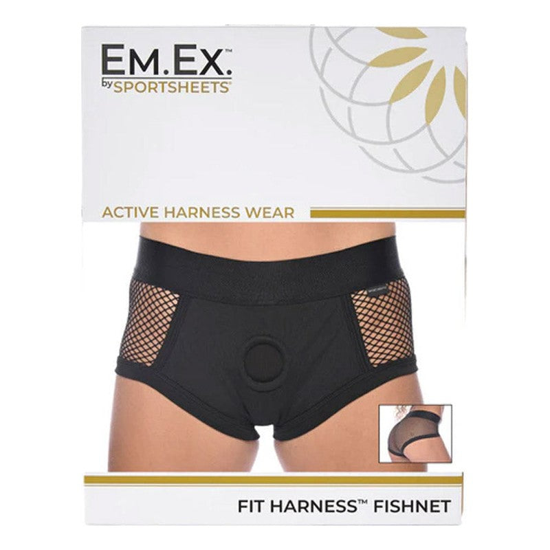 Sportsheets Em Ex Fit Fishnet Harness