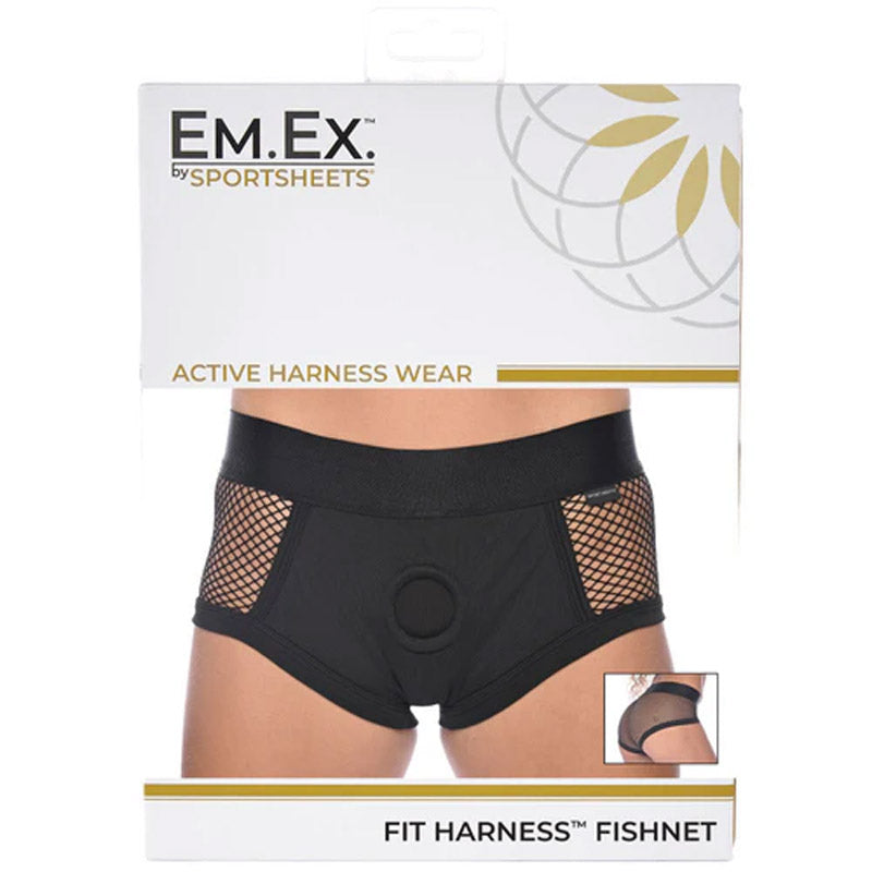 Sportsheets Em. Ex. Fit Harness Fishnet