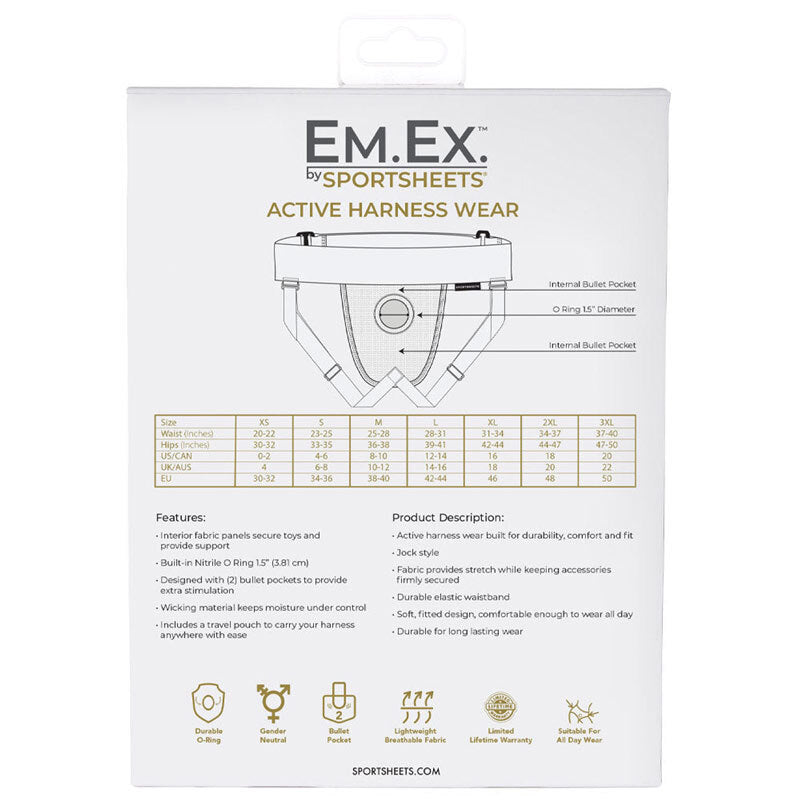Sportsheets Em.Ex. Fit Harness Jock