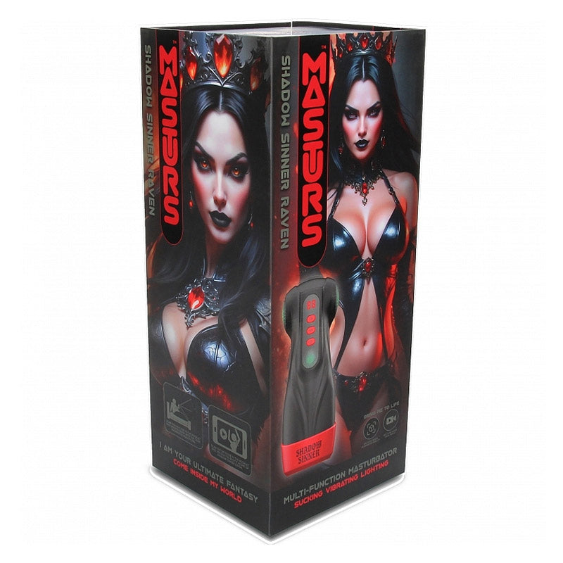 Masturs - Raven - Shadow Sinner - Multi Function Masturbator