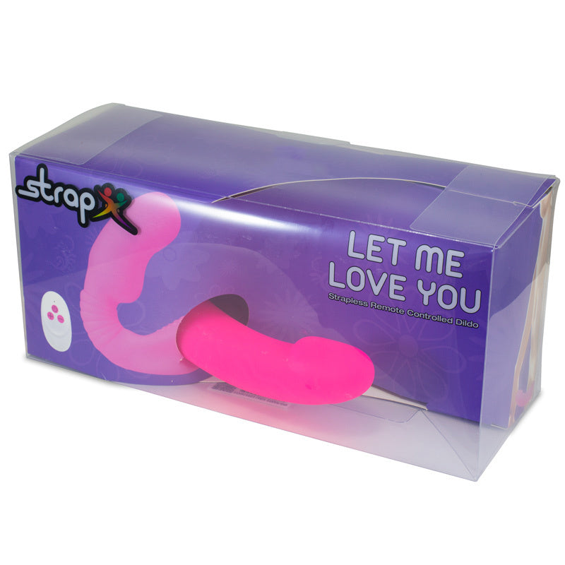 Let Me Love You Vibrating Strapless Strap-On Dildo