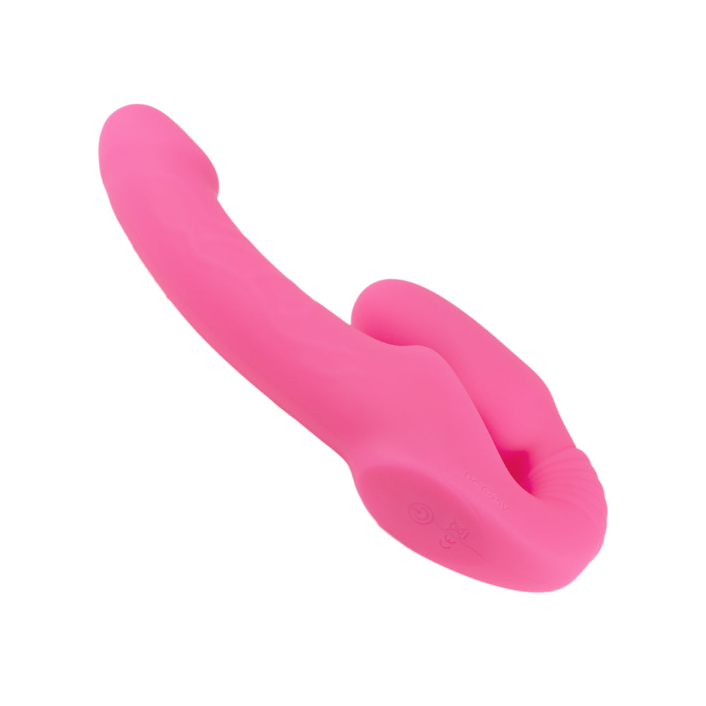 Let Me Love You Vibrating Strapless Strap-On Dildo