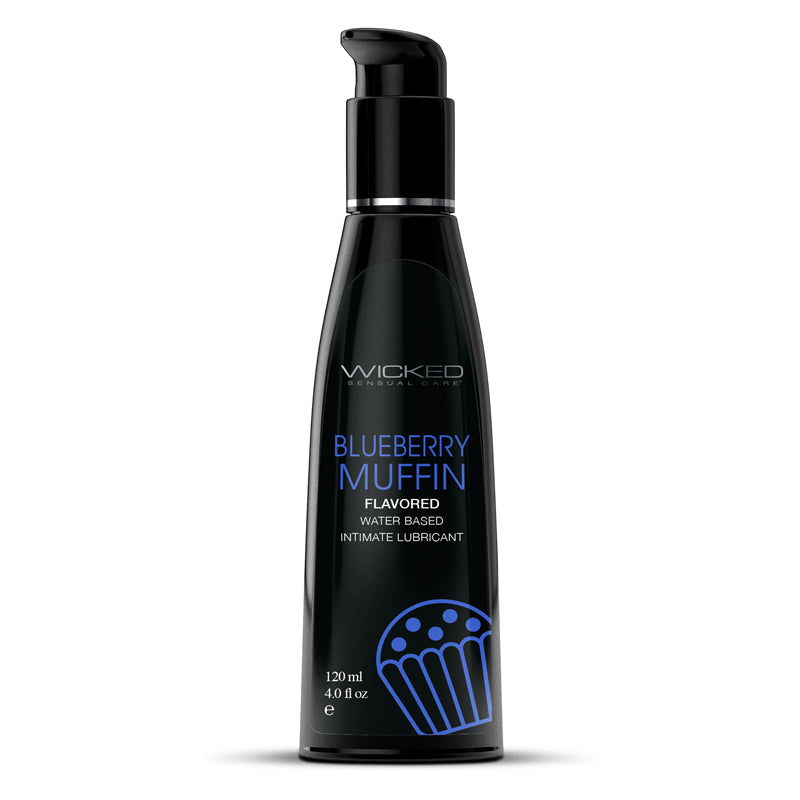Wicked Sensual Aqua Blueberry Muffin Flavoured Lubricant
