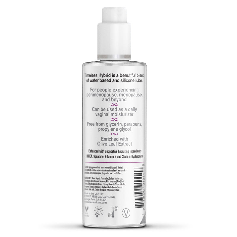 Wicked Simply Timeless Propylene Glycol And Glycerin-Free Silicone Lubricant