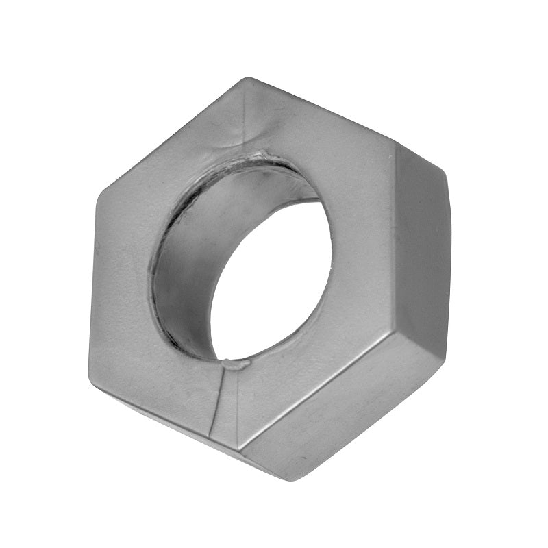 Silver Hex Heavy Duty Cock Ring And Ball Stretcher