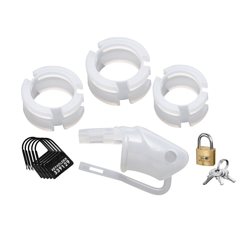 Sado Chamber Silicone Male Chastity Device