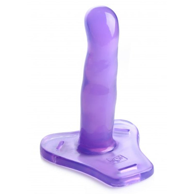 Comfort Ride Strap On Harness with Purple Dildo