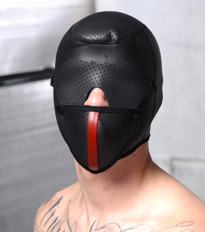 Scorpion Hood With Removable Blindfold and Face Mask
