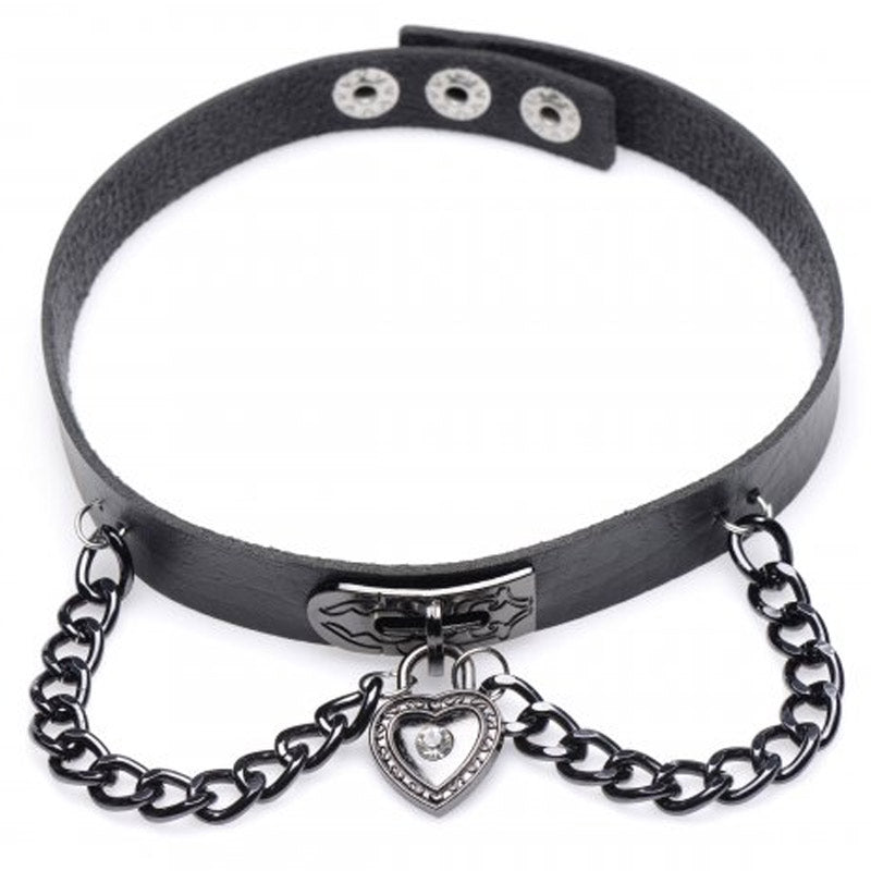 Gothic Heart Chain Choker