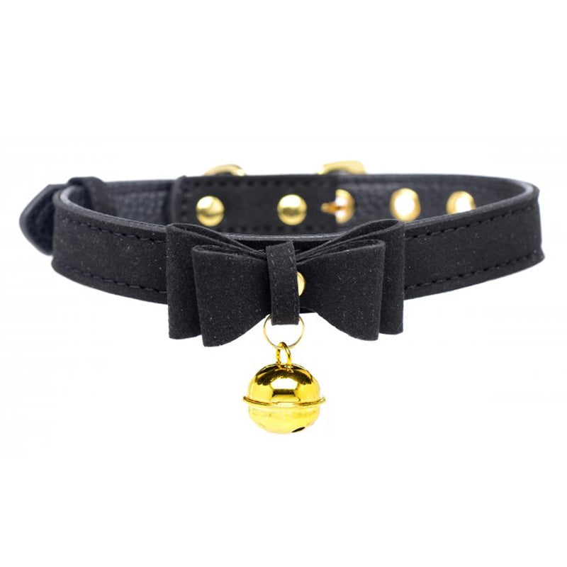 Golden Kitty Cat Bell Collar
