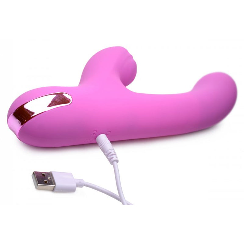 Shegasm 5 Star 13X Silicone Pulsing &amp; Vibrating Rabbit