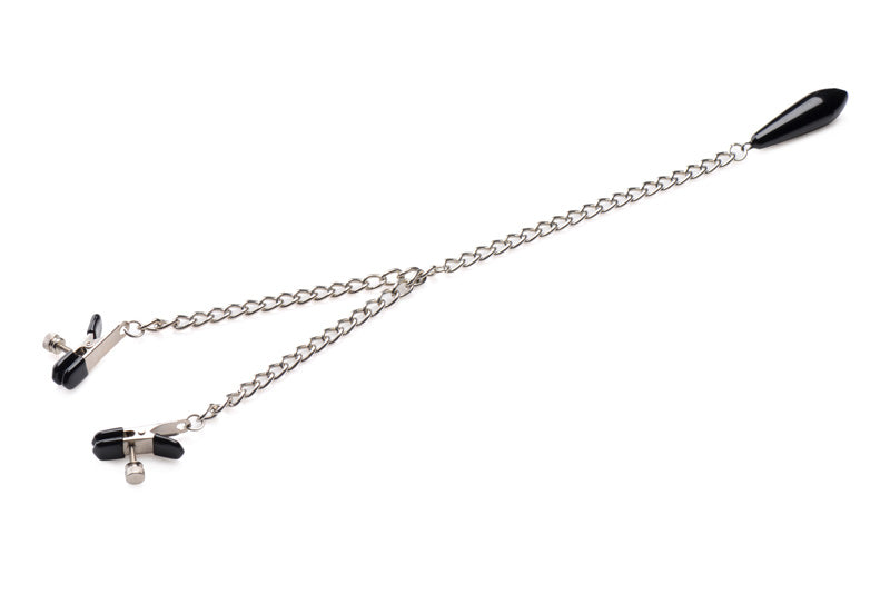 Titty Taunter Nipple Clamps with Weighted Bead