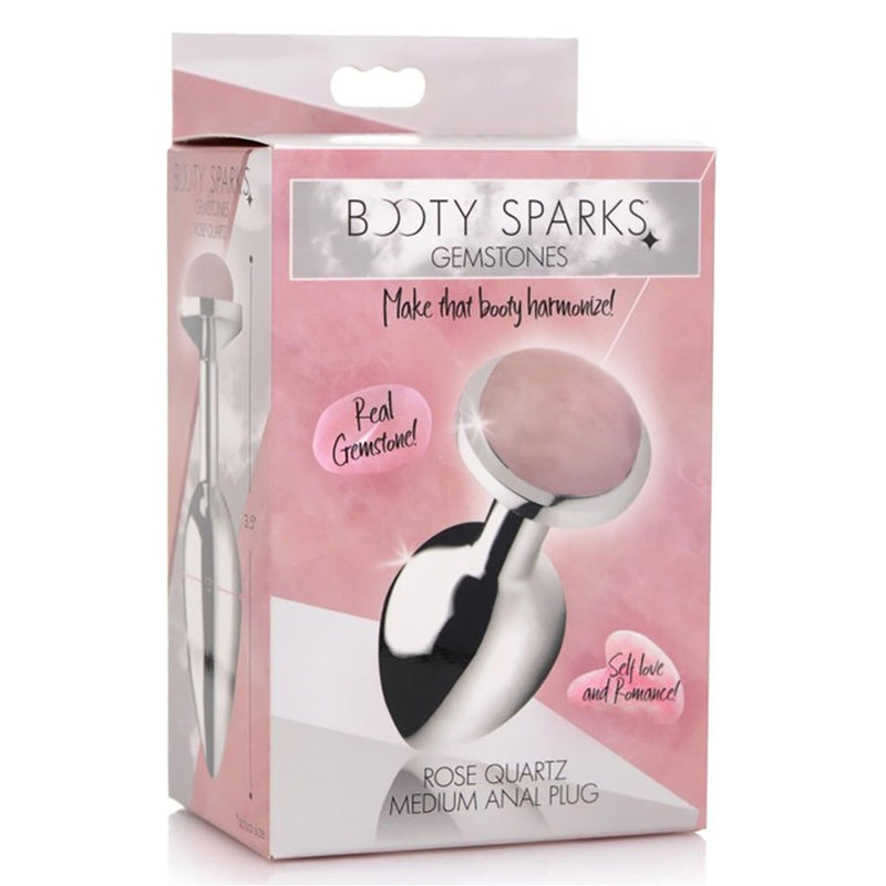 Booty Sparks Gemstones Rose Quartz Anal Plug