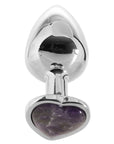 Booty Sparks Gemstones Amethyst Heart Anal Plug