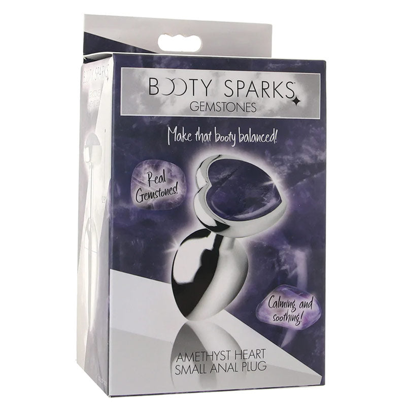 Booty Sparks Gemstones Amethyst Heart Anal Plug