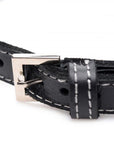 Fierce Vixen Leather Collar With Rhinestones