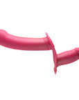 28X Double Diva 1.5"Double Dildo With Harness & Remote Control - Pink