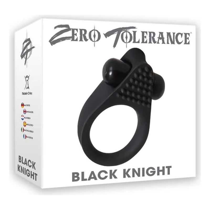 Zero Tolerance Black Knight Vibrating Cock Ring