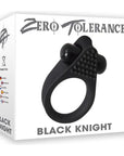 Zero Tolerance Black Knight Vibrating Cock Ring