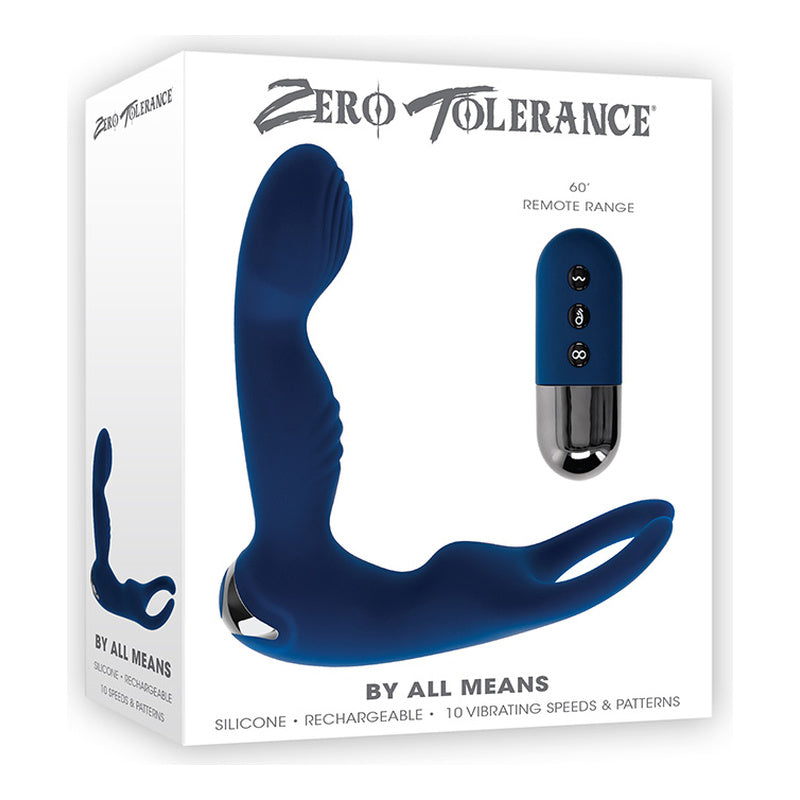 Zero Tolerance By All Means Remote Controlled Prostate Massager