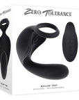 Zero Tolerance Ballin' Out Remote Controlled Vibrating Cockring and Prostate Stimulator