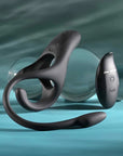 Zero Tolerance All The Bases Remote Controlled Vibrating Cockring with Buttplug