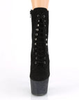 ADORE-1020 Mini Glitter Suede Heel