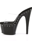 ADORE-701 Rhinestone Border Heel