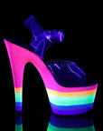 ADORE-708 Neon Glitter Heel