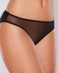 Allure Open Panty With Mesh Front & Lace Back