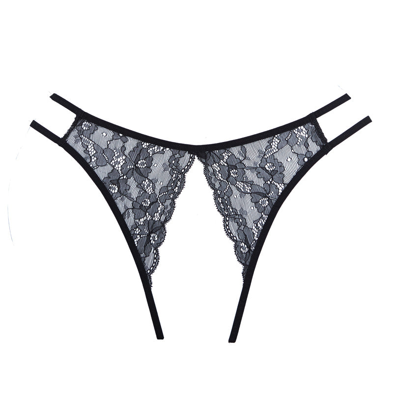 Allure Open Lace Panty With Dual Side Straps