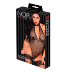 Noir Fishnet & Leather Hot Teddy