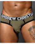 Andrew Christian Military Mesh Brief with Almost Naked