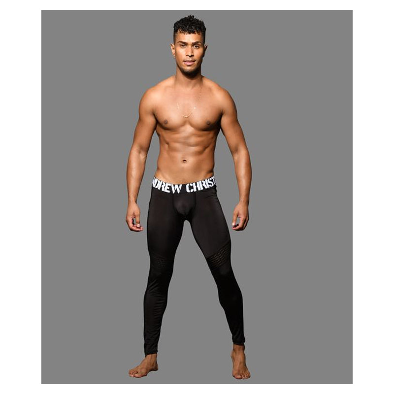 Andrew Christian Strut Mesh Legging with Almost Naked