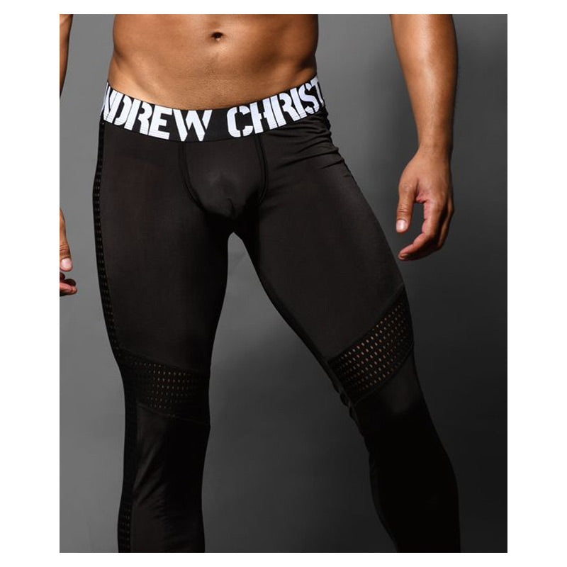 Andrew Christian Strut Mesh Legging with Almost Naked