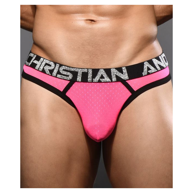 Andrew Christian Hot Mesh Thong with Almost Naked