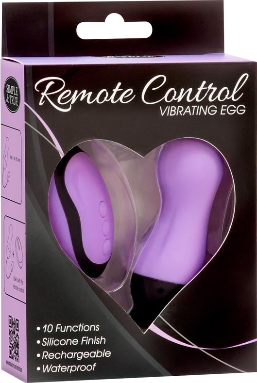 Simple &amp; True Remote Control Egg Vibrator