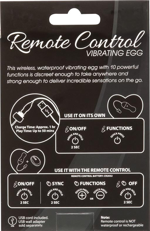 Simple &amp; True Remote Control Egg Vibrator