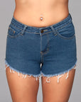 High Waisted Denim Shorts