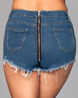 High Waisted Denim Shorts