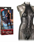 Scandal Plus Size Halter Lace Body Suit