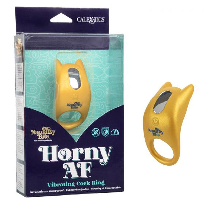 Naughty Bits Horny AF Vibrating Cock Ring